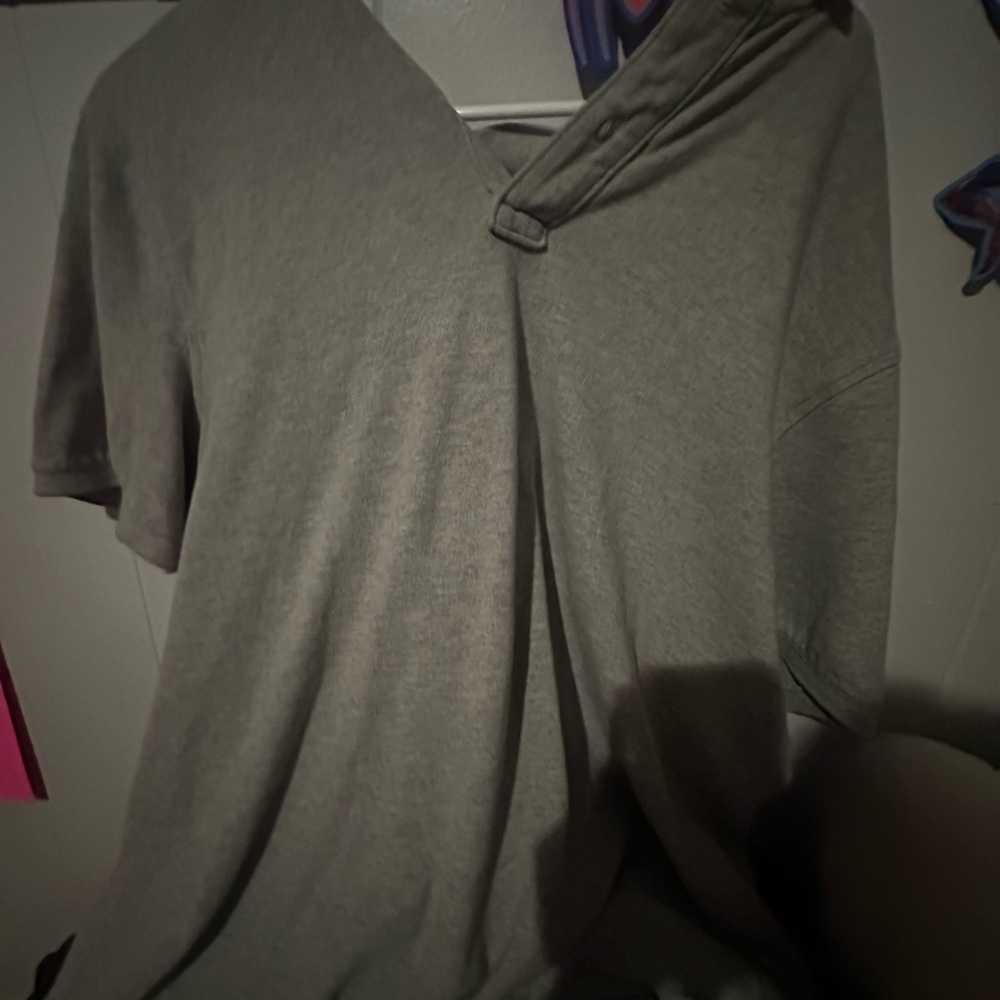 Gray Short Sleeve Shirt